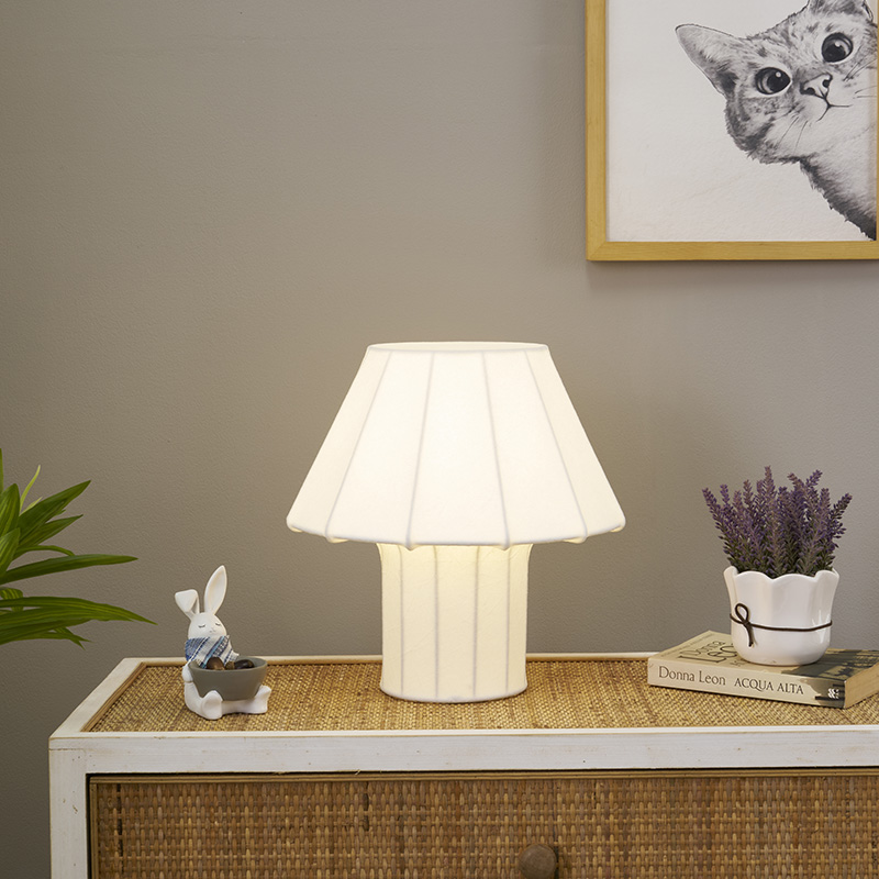 Artificial Silk Desk Lamp-4
