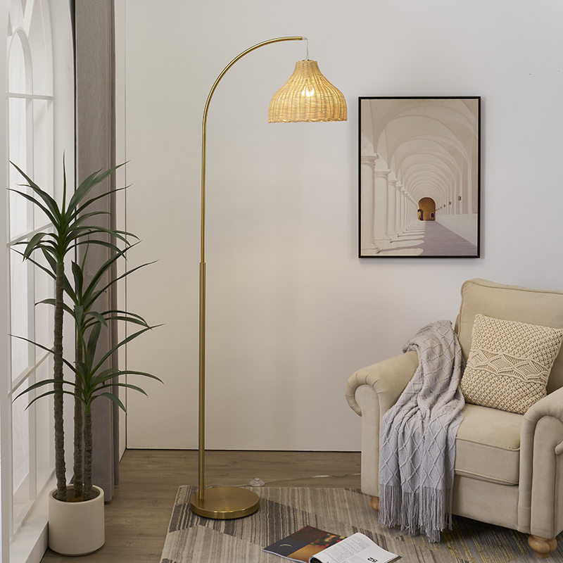 rattan floor lamp-4