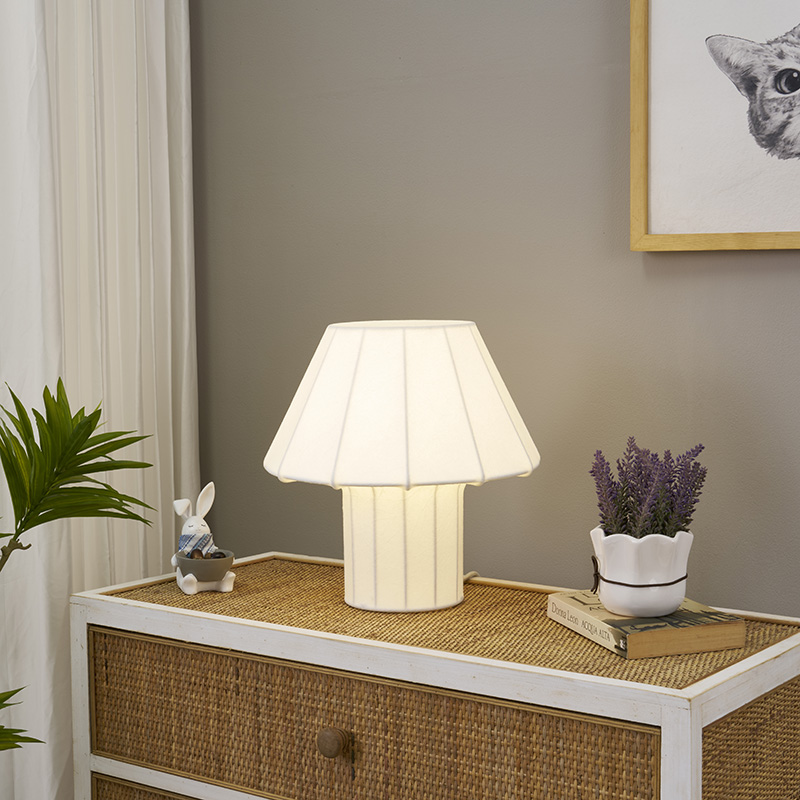 Artificial Silk Desk Lamp-6