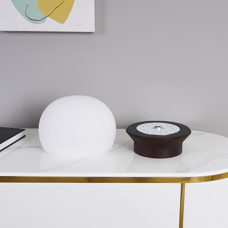 Solid wood LED lamp-8