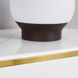 Solid wood LED lamp-7
