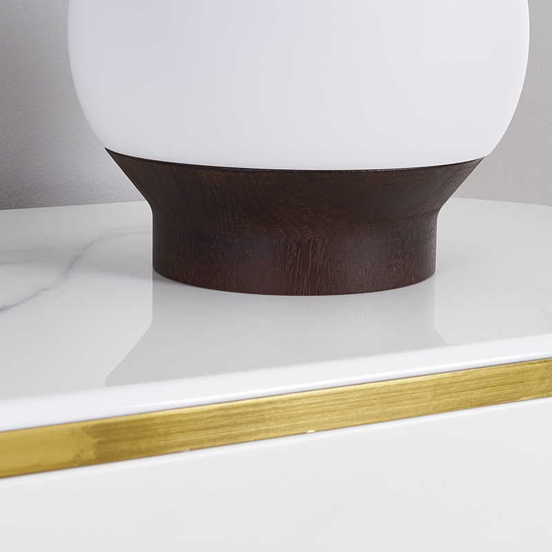 Solid wood LED lamp-7