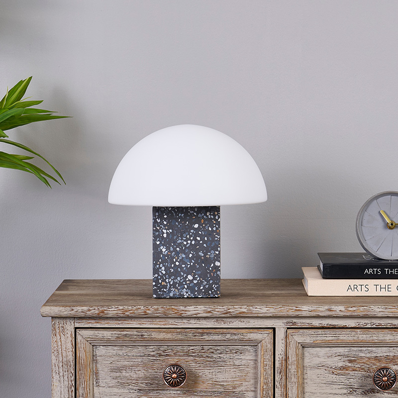Mushroom glass table lamp-2