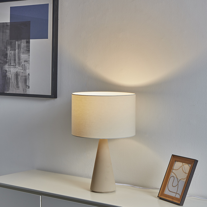 Conical Cement Table Lamp-5