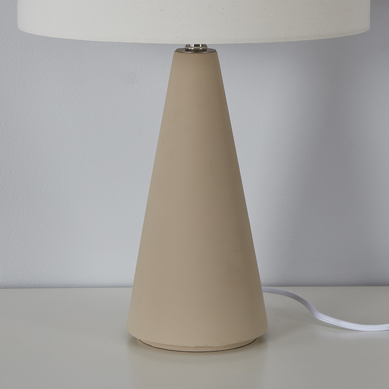 Conical Cement Table Lamp-7