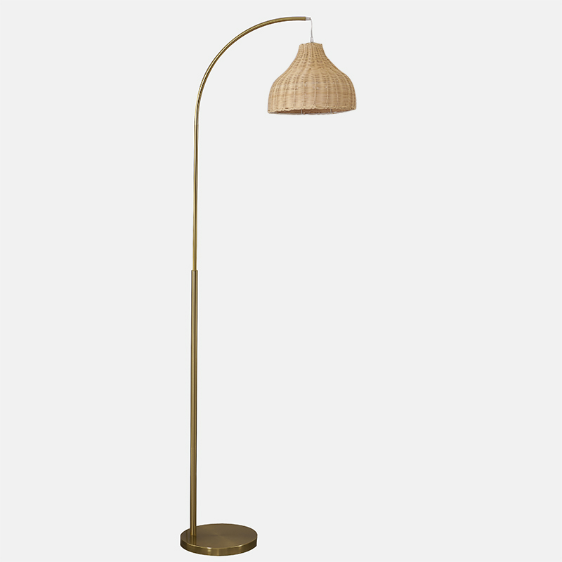 rattan floor lamp-1