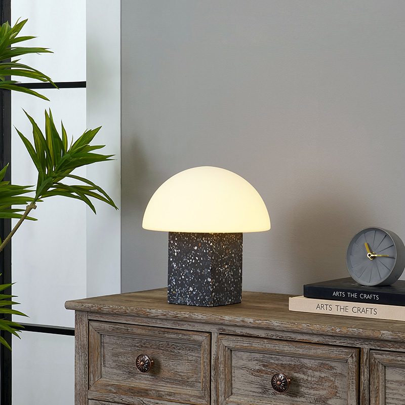 Mushroom glass table lamp-5
