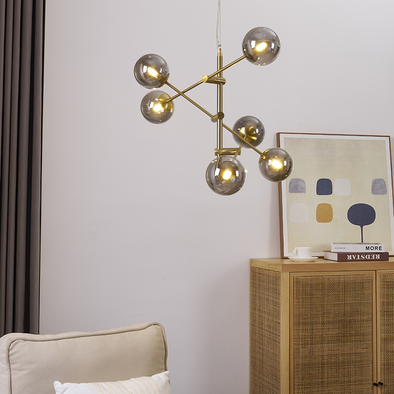 6-light modern chandelier-6