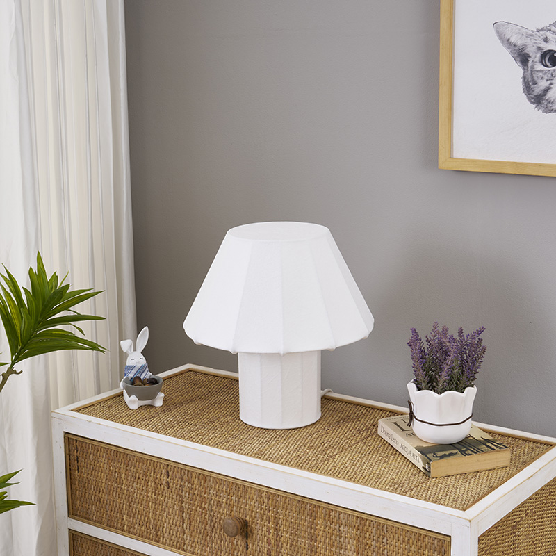 Artificial Silk Desk Lamp-3