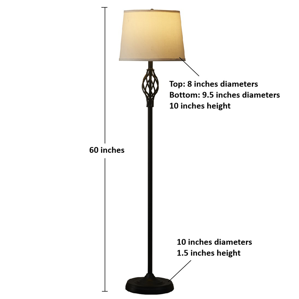 Antique Metal Floor Lamp-2