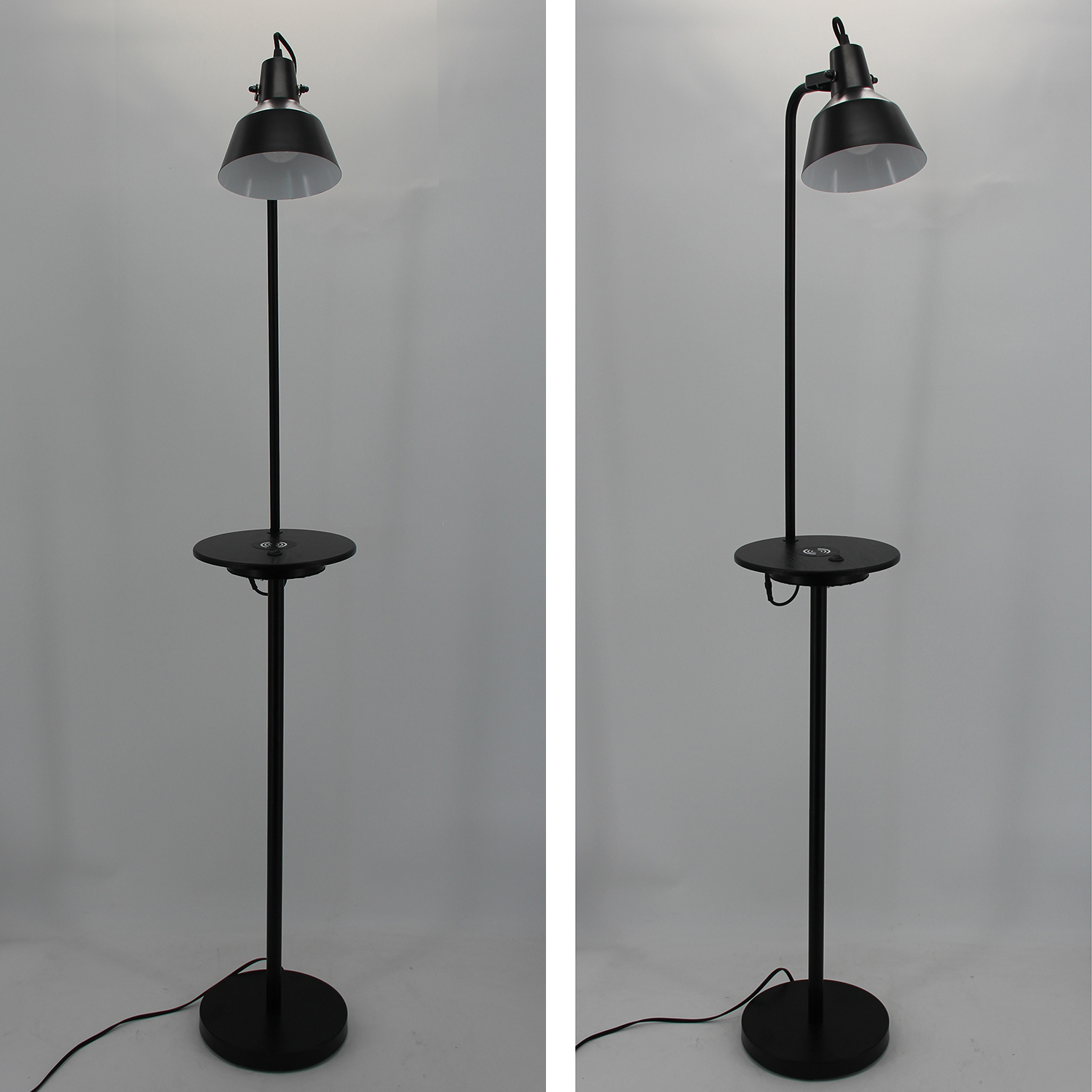 Black Metal Floor Lamp-1