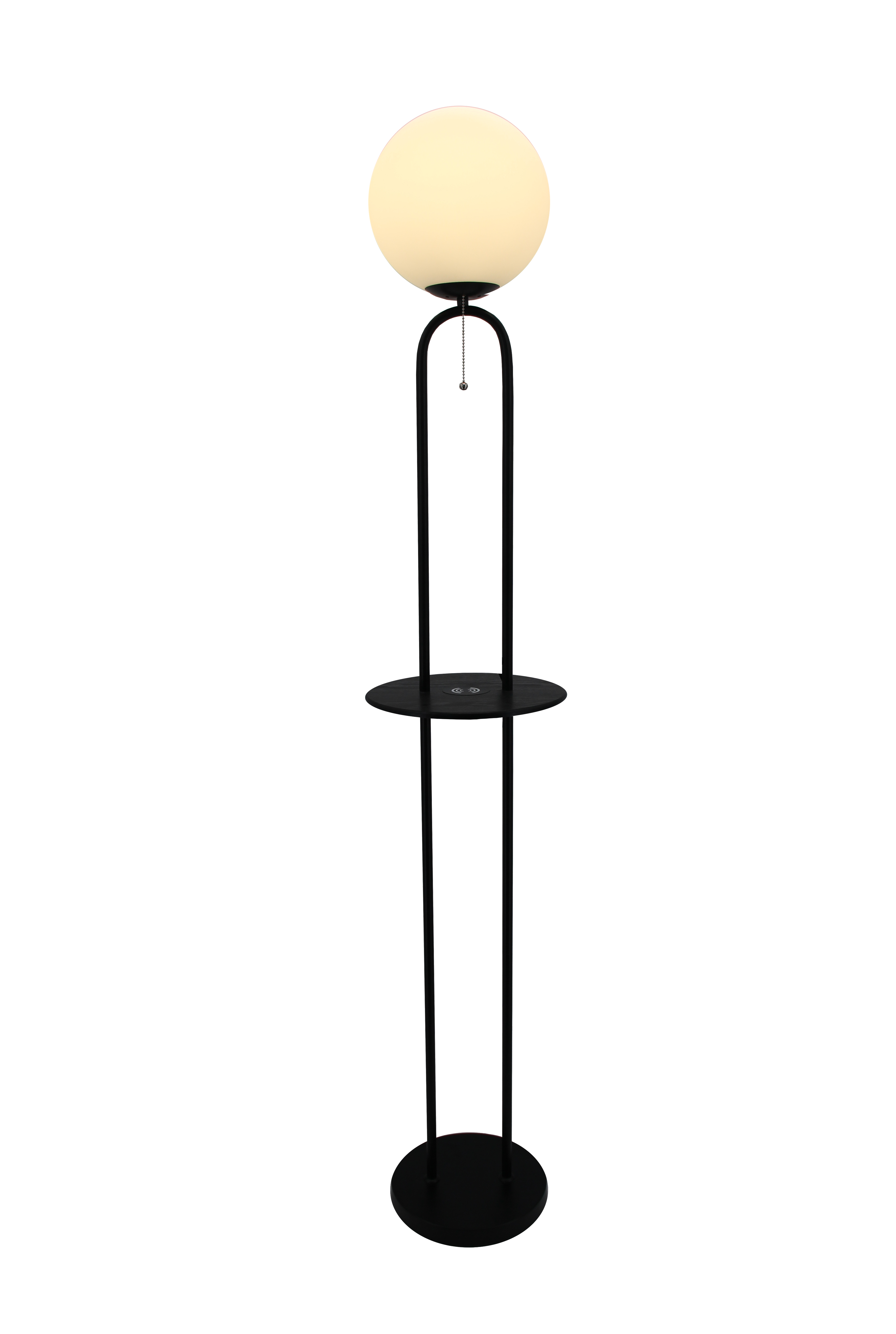 Black Metal Floor Lamp-1