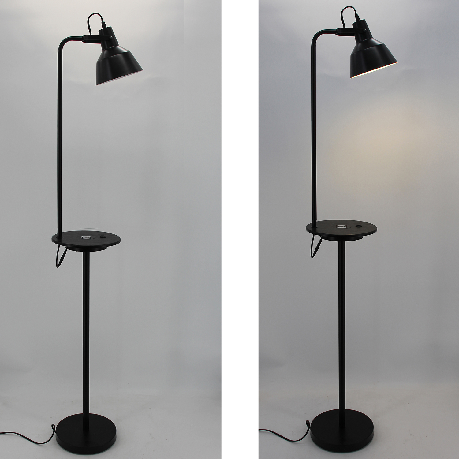 Black Metal Floor Lamp-2