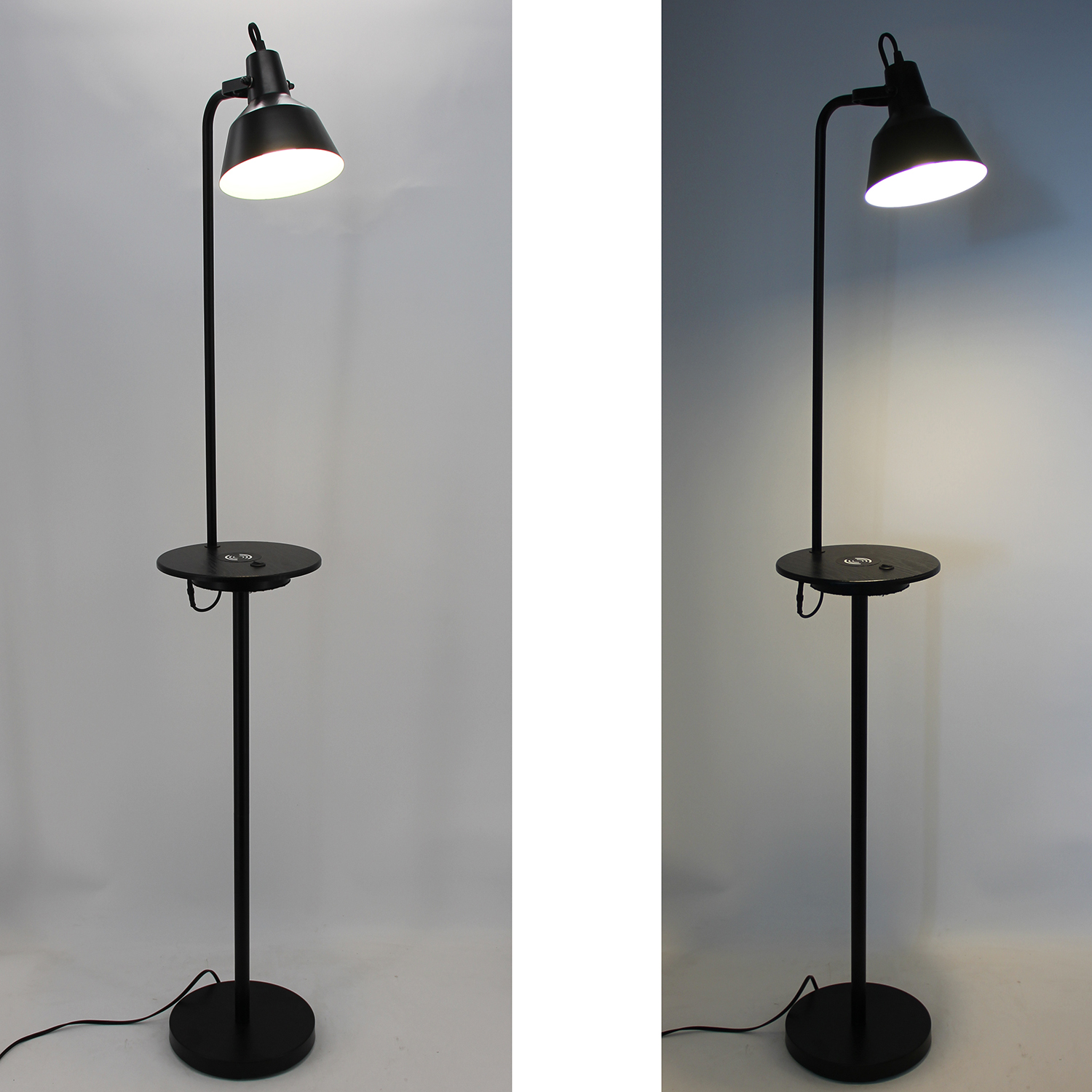 Black Metal Floor Lamp-3