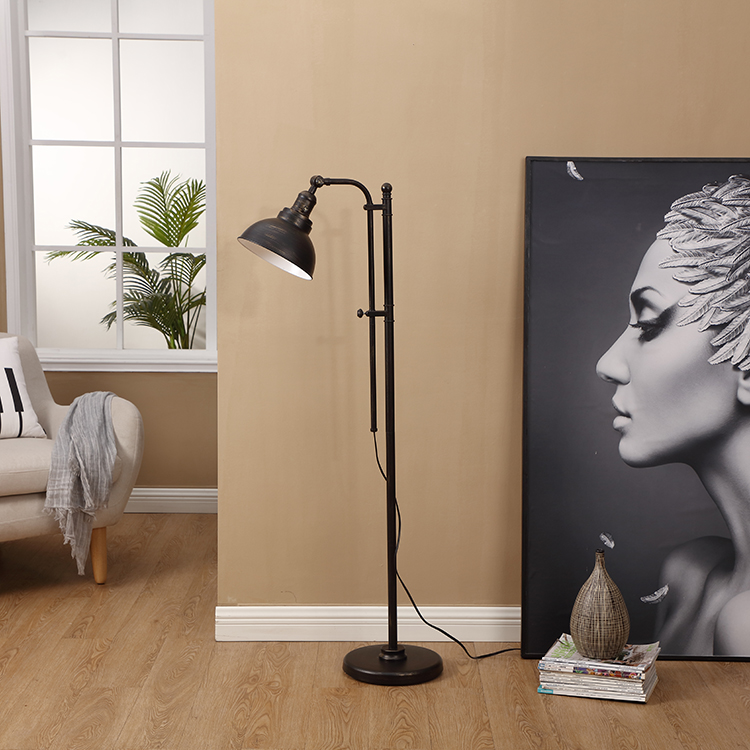 Black and Gold Floor Lamp 3