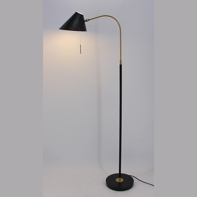 Black and Gold Floor Lamp-3