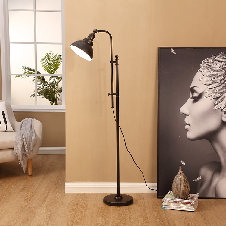 Black and Gold Floor Lamp 5