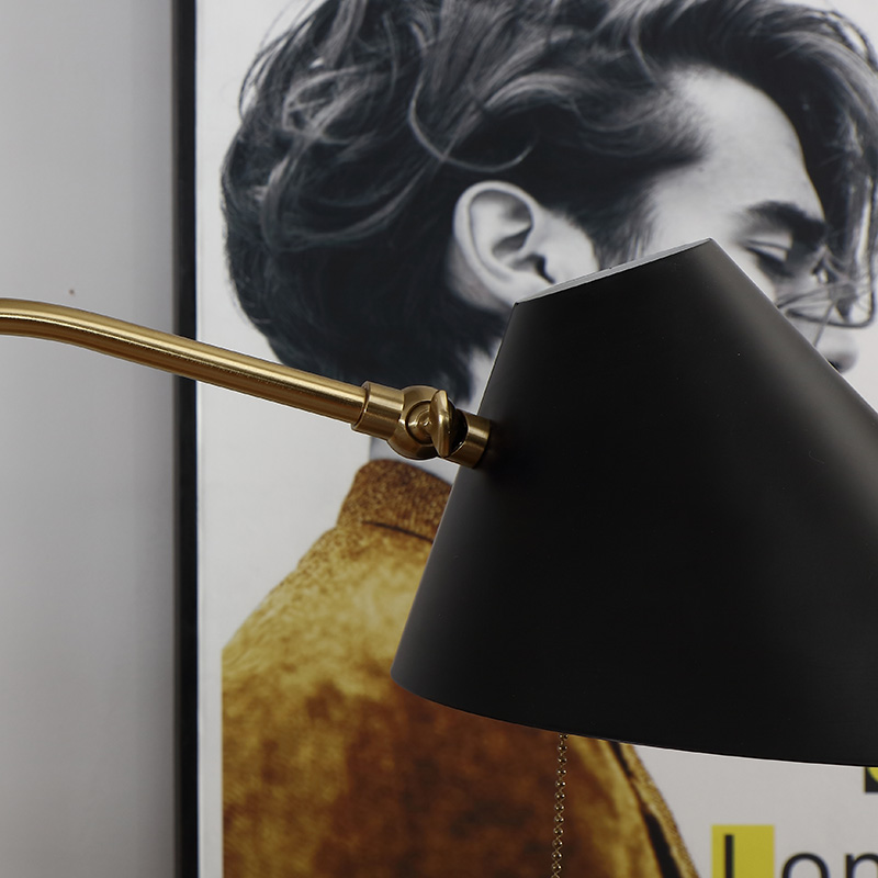 Black and Gold Floor Lamp-7