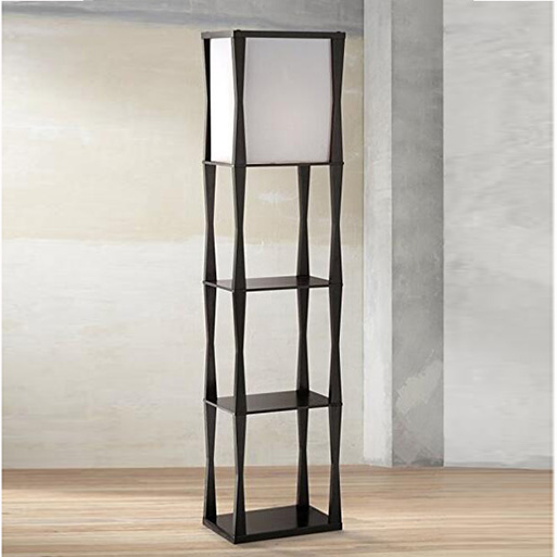 Zwarte grote Etagere vloerlamp 3