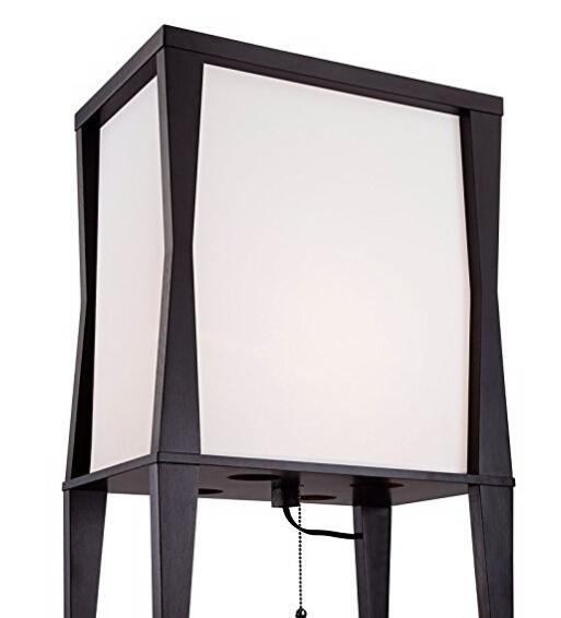 Black big Etagere Floor Lamp-detials