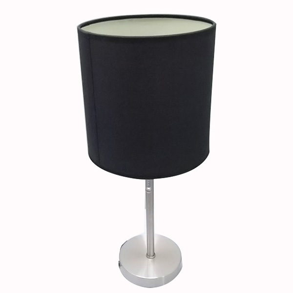 Brushed Steel Metal Table Lamp 2