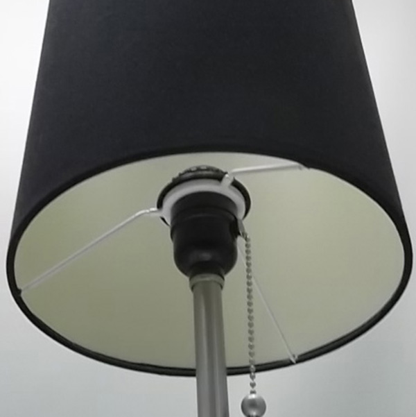 Brushed Steel Metal Table Lamp 4