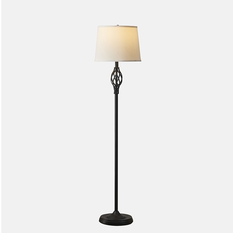 Classic Black Metal Floor Lamp-1