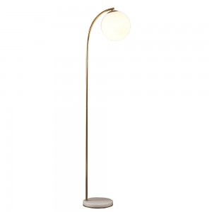 Curved Gold Floor Lamp-1