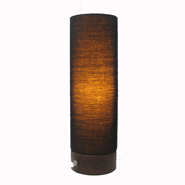 Cylinder Black Lamp Shade Night Light 2