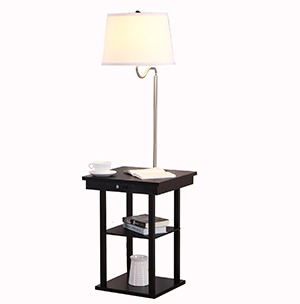 End Table Lamp-white1