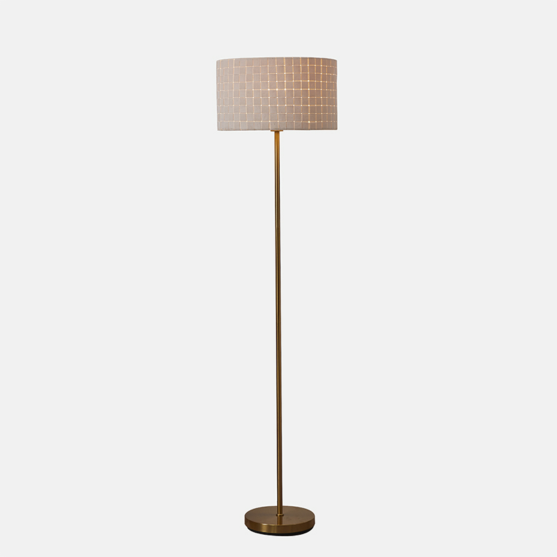 Fabric shade floor lamp-1