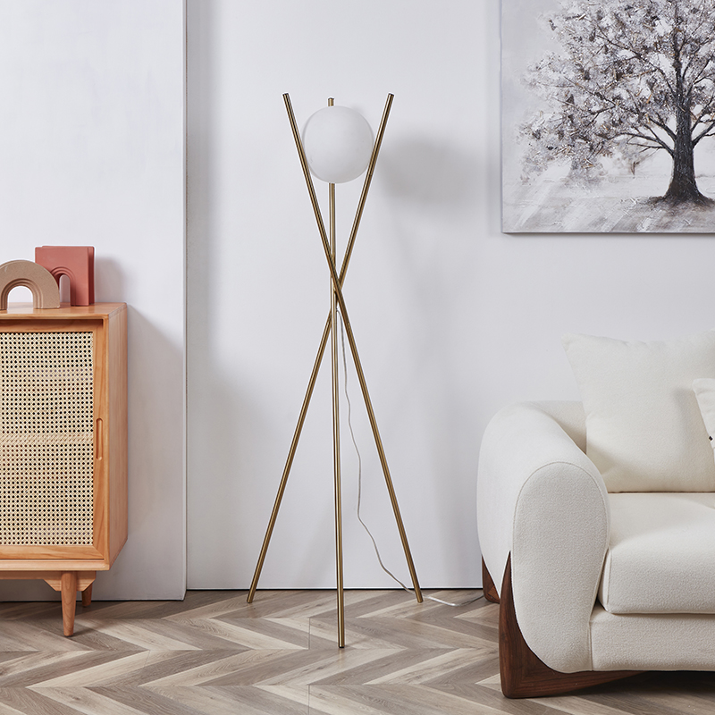 Gold Tripod Floor Lamp-9