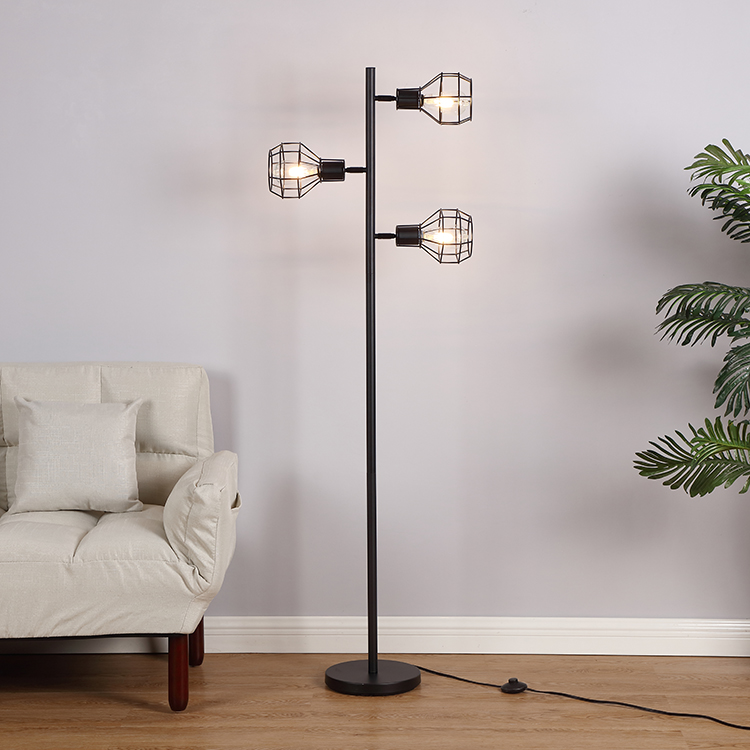 Industrial Tree Floor Lamp-4