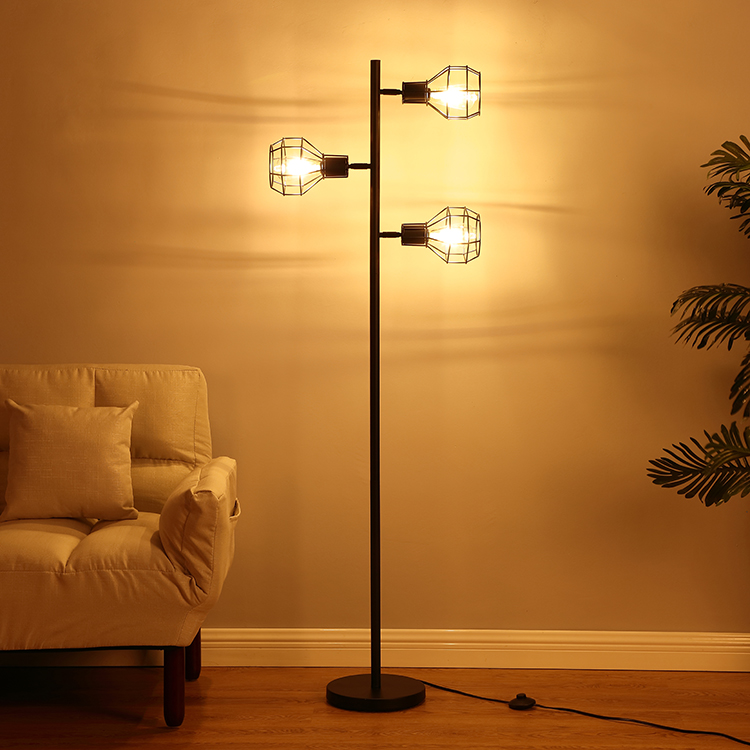 Industrial Tree Floor Lamp-5
