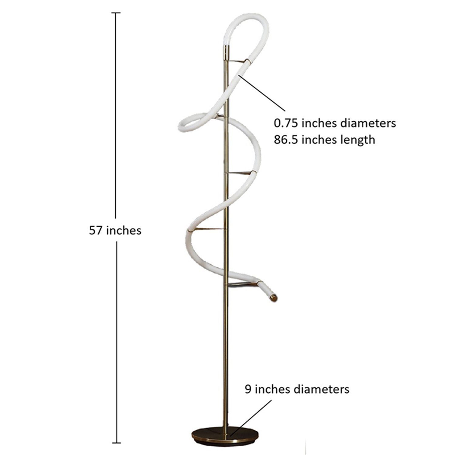 Linear Metal Led Floor Lamp-2