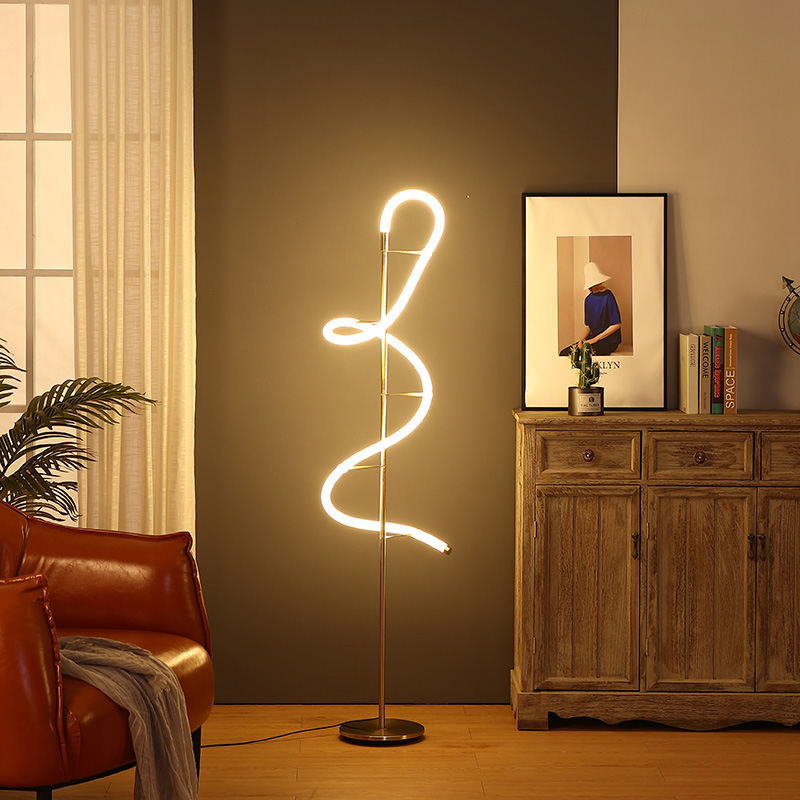 Linear Metal Led Floor Lamp-6