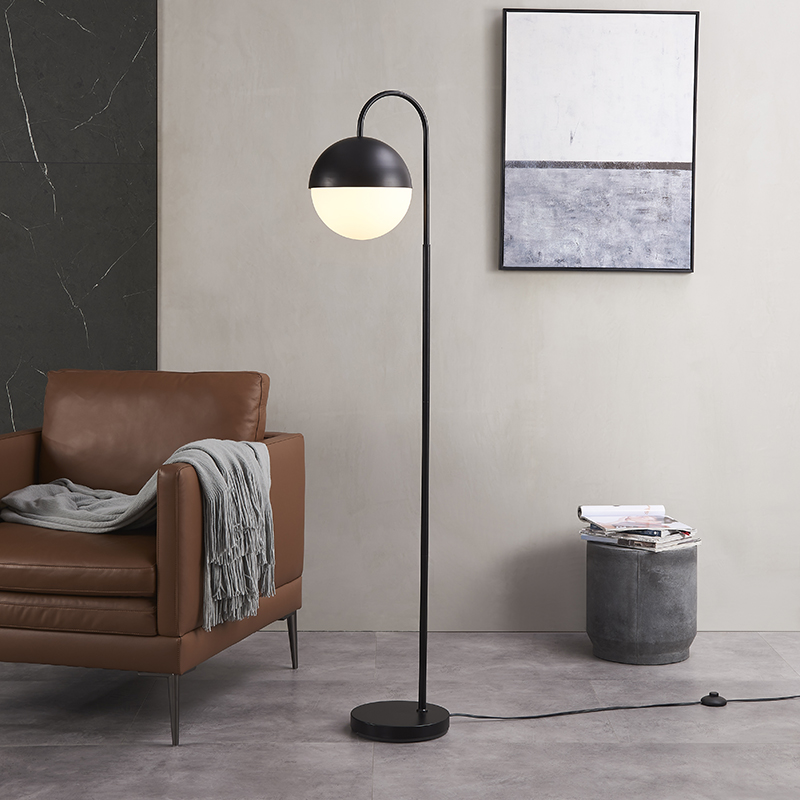 Metal Bow Floor Lamp-4