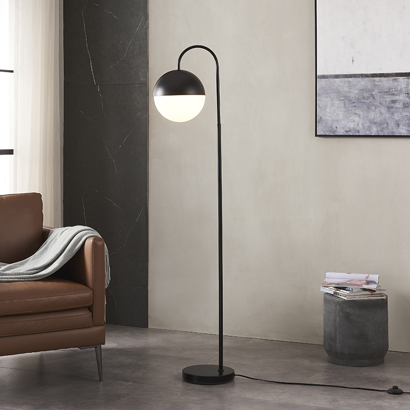 Metal Bow Floor Lamp-6