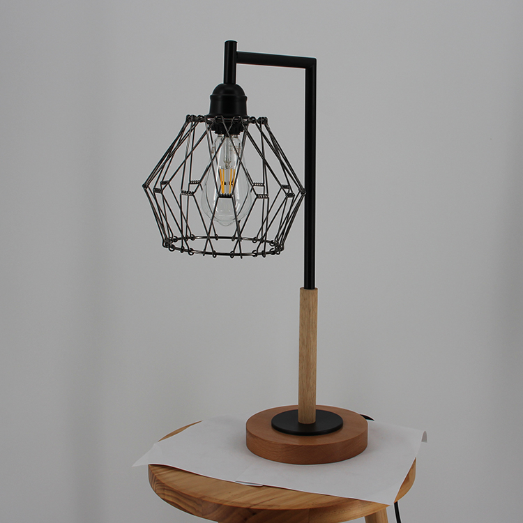 Metal Cage Table Lamp-3