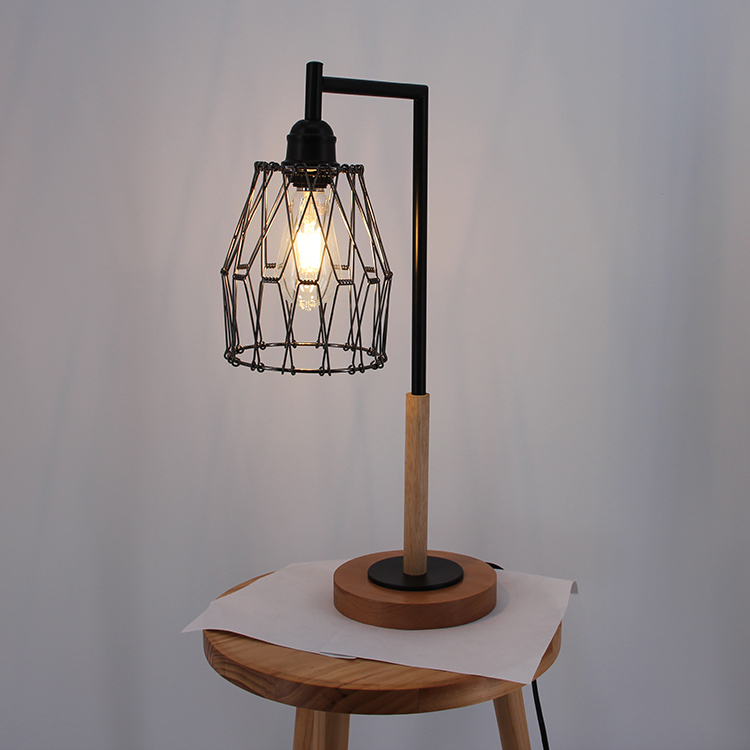 Metal Cage Table Lamp-4