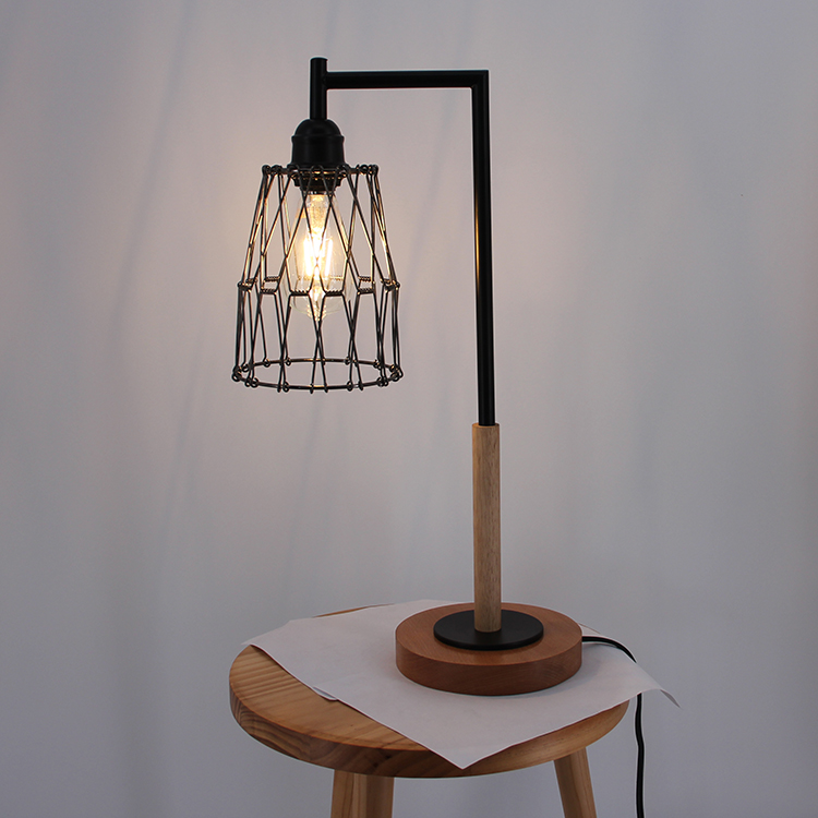 Metal Cage Table Lamp-5