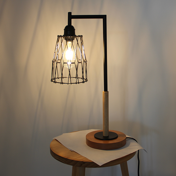 Metal Cage Table Lamp-6