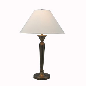 Metal Side Table, Nightstand & Desk Lamp