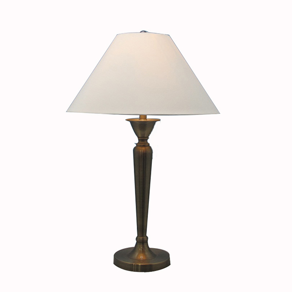 Metal Side Table, Nightstand & Desk Lamp