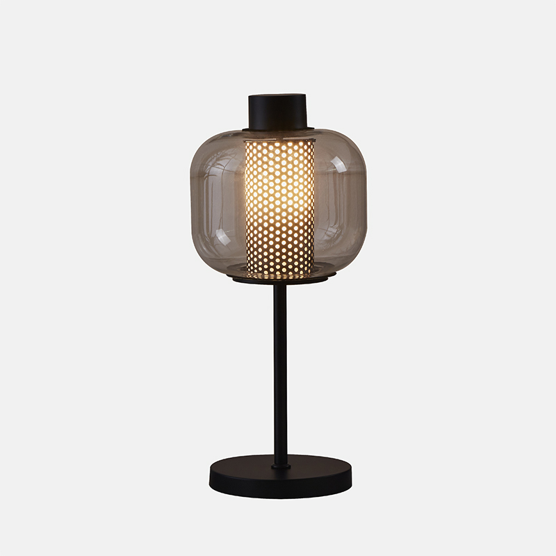 Modern Glass Shade Table Lamp-1