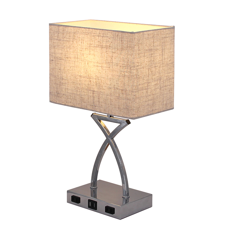 Silver Nightstand Lamp 5