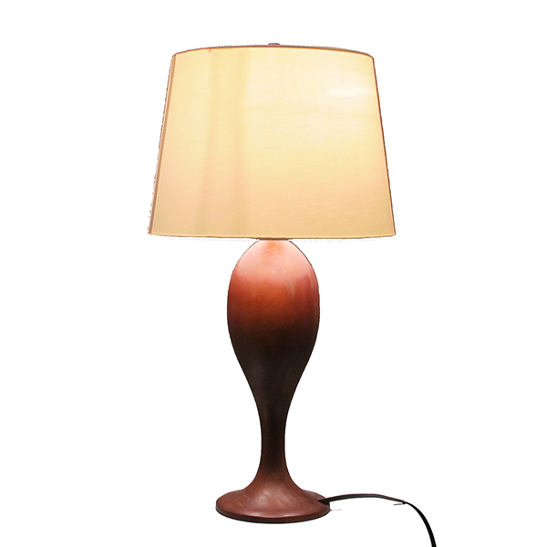 Solid Vintage Table Lamp Base,Industrial Wooden Desk Lamps 3