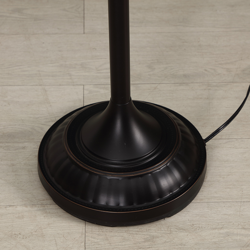 Torchiere Floor Lamp in Brushed Steel-6