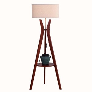 Tripod Storage Floor Lamp with shelf 1