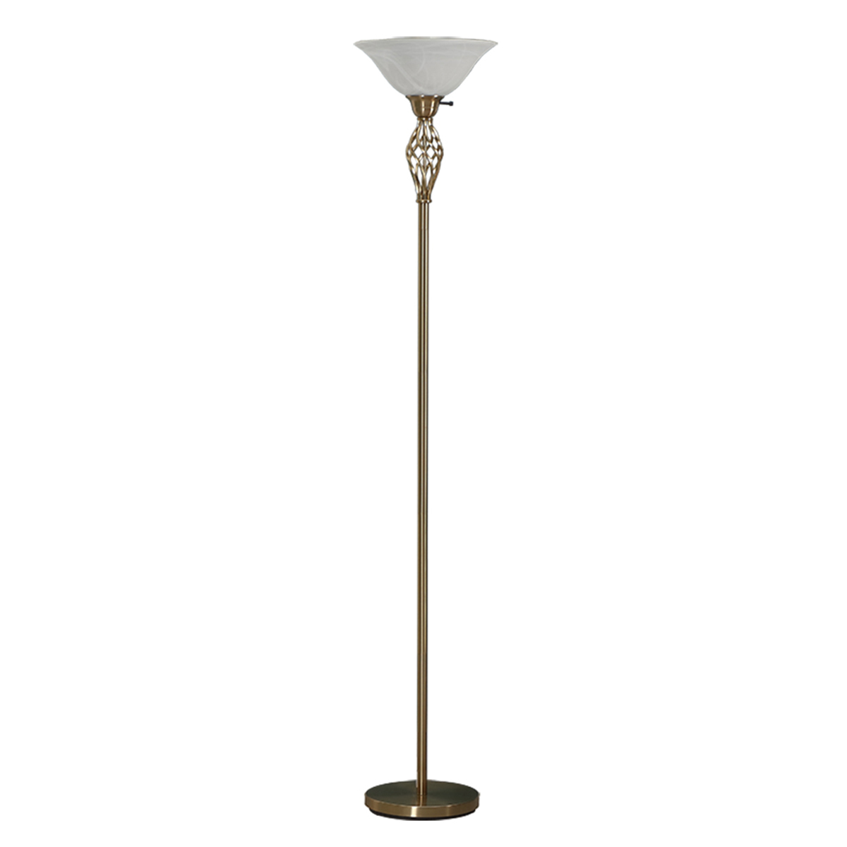 Vintage Gold Floor Lamp-1